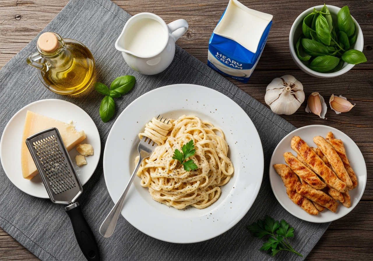 Easy Chicken Alfredo Pasta Recipe: Quick, Creamy & Delicious Dinner Idea
