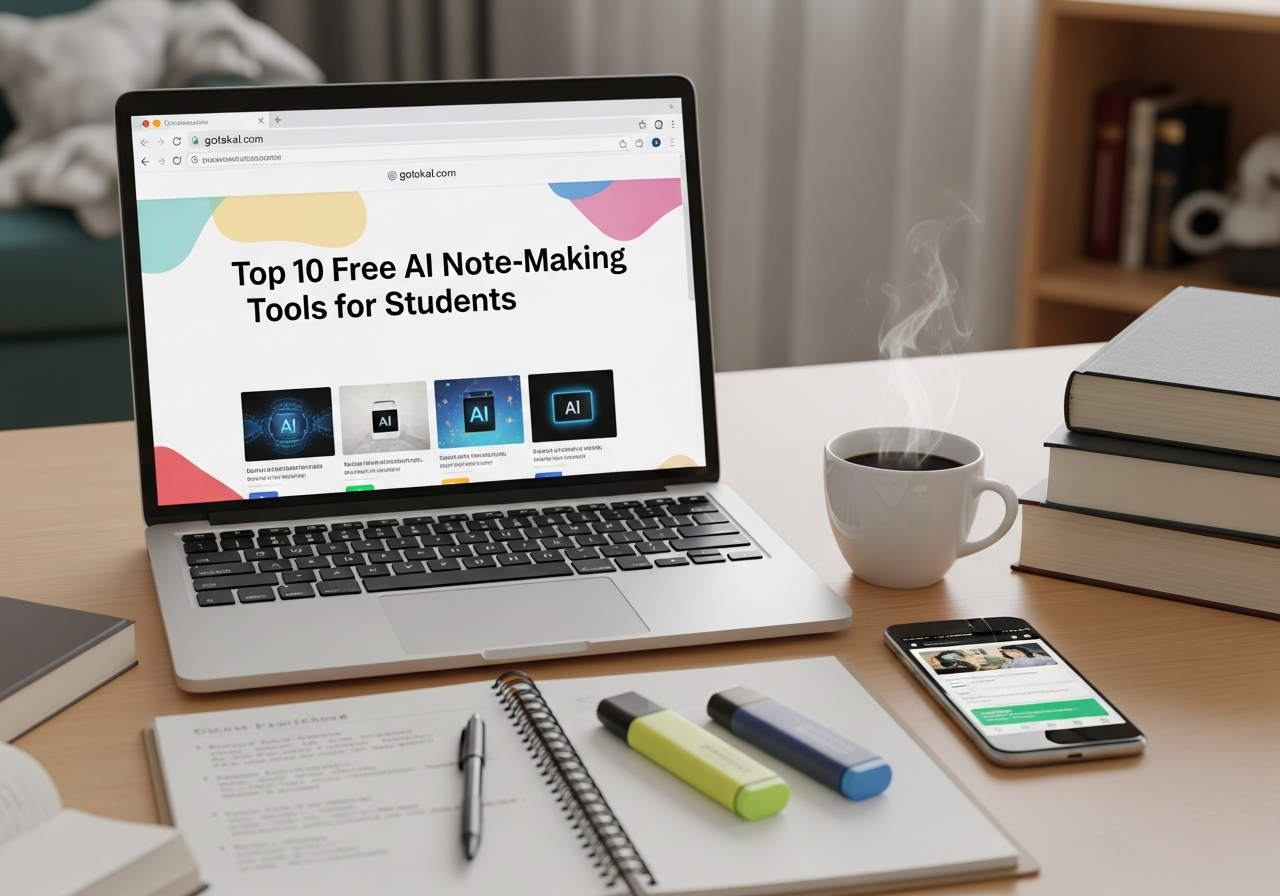 Top 10 Free AI Note-Making Tools for Students | Study Smarter, Save Time