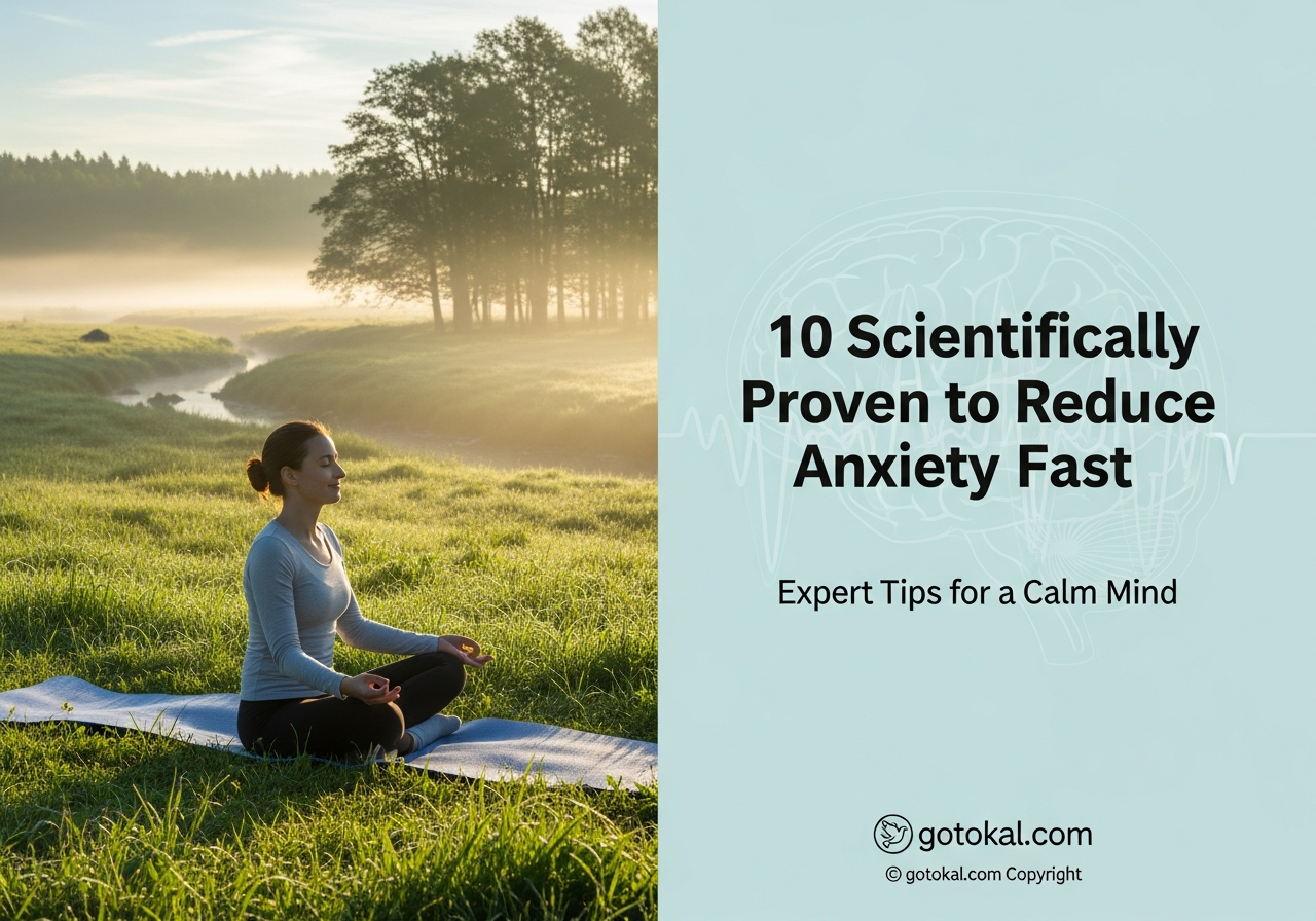 10 Scientifically Proven Ways to Reduce Anxiety Fast | Expert Tips for Calm Mind